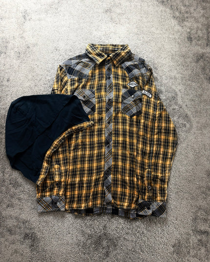 RUSS K "PATCHWORK GRUNGE" FLANNEL (M-L)