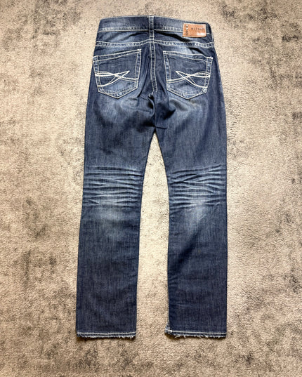 SILVER “CRACKED WHISKERS“ DENIM