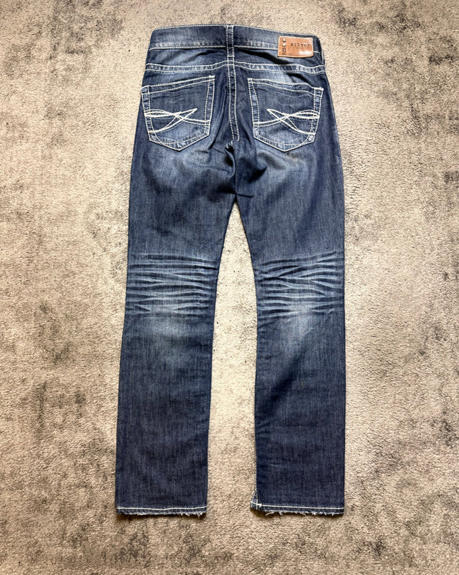 SILVER “CRACKED WHISKERS“ DENIM