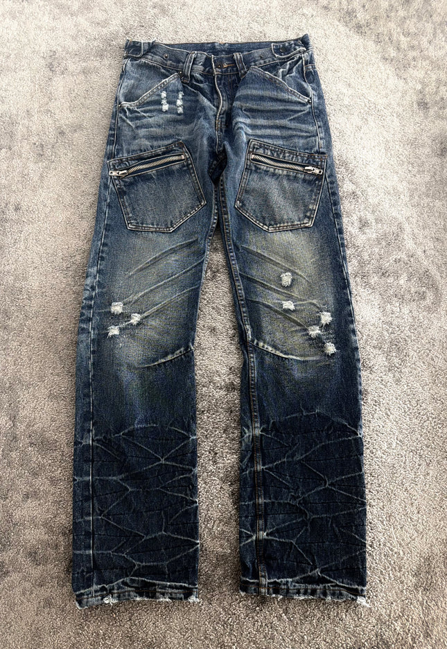 HEISEI "ZIP CARGO" DENIM (S)