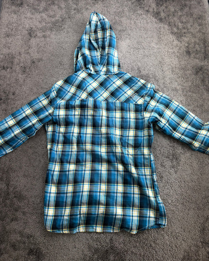 RUSS K "SKYLINE HOODED" FLANNEL (M)
