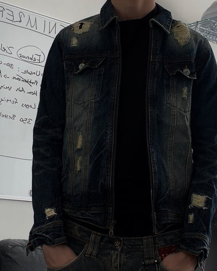 JACKROSE "BROKEN NOISE" DENIM JACKET