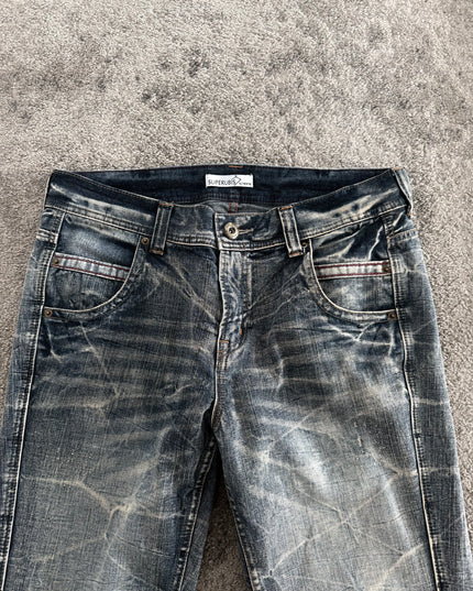 SUPERUBIS "ICE FADE CONTRAST" DENIM (L)