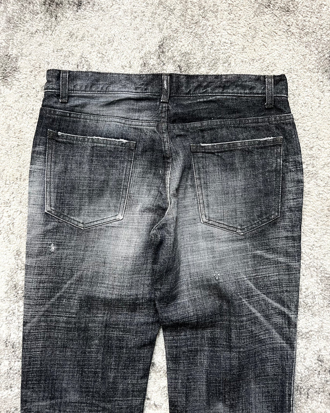 LOUNGE LIZARD "ASH FADE" DENIM