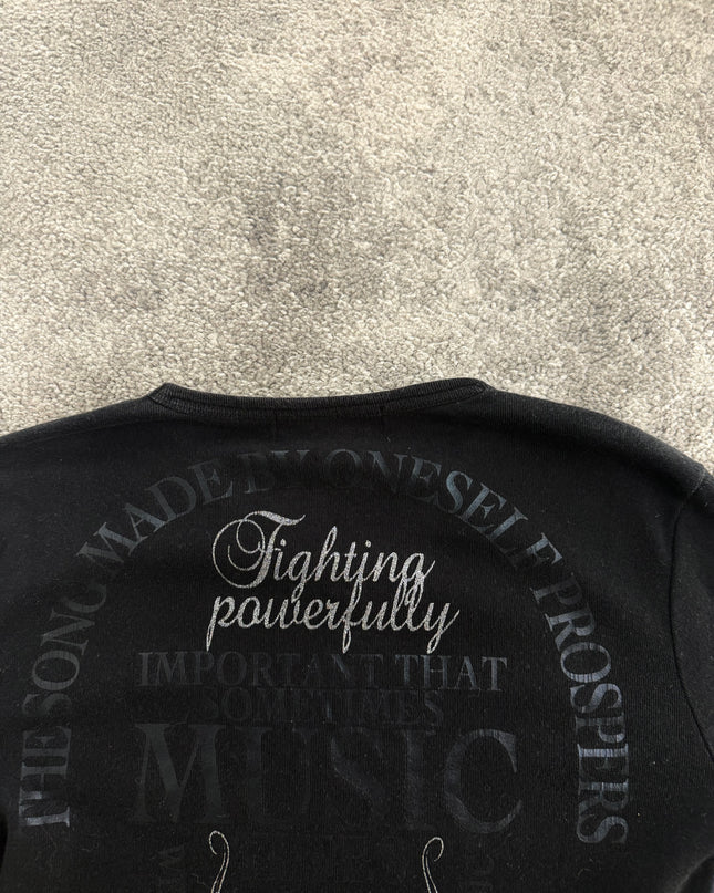 GROWTH "MIDNIGHT SCRIPT" LONGSLEEVE (M)