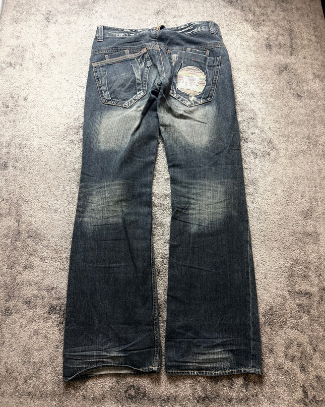 ROOT THREE "TRIBAL FLARE" DENIM