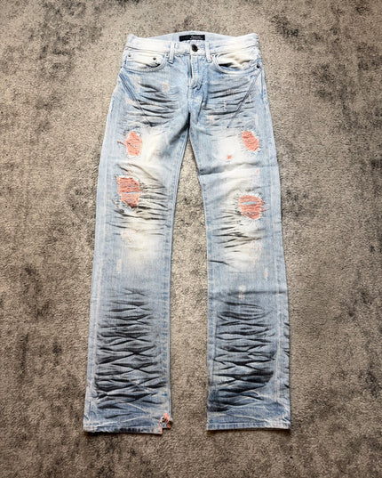 DOMINATE "WRECKED LIGHT WASH" DENIM