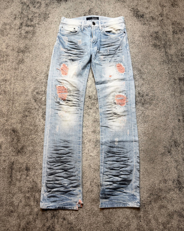 DOMINATE "WRECKED LIGHT WASH" DENIM