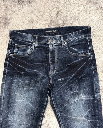 GROWTH "FRACTURED INDIGO" DENIM
