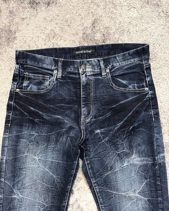 GROWTH "FRACTURED INDIGO" DENIM