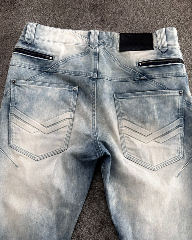 KARL KANI "ICE WASH WAVE" DENIM (M)