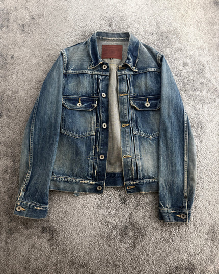 UNITED GARMENT WORKS "INDIGO MEMORY" DENIM JACKET (S)