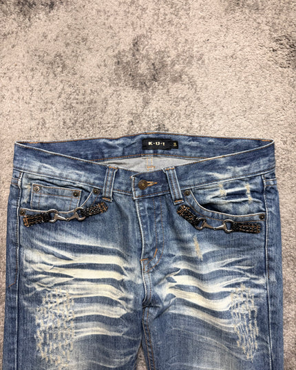 KUI "DISTORTED WHISKERS" DENIM