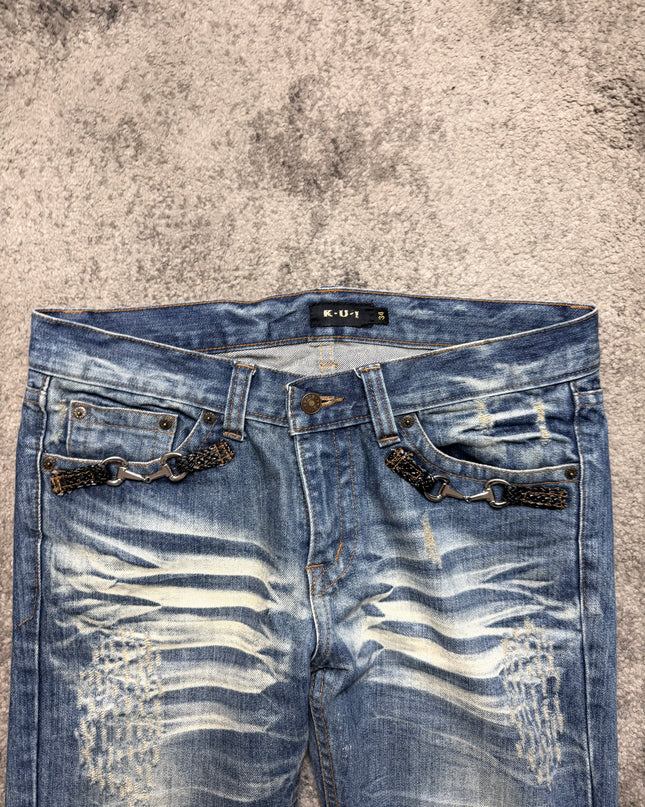 KUI "DISTORTED WHISKERS" DENIM