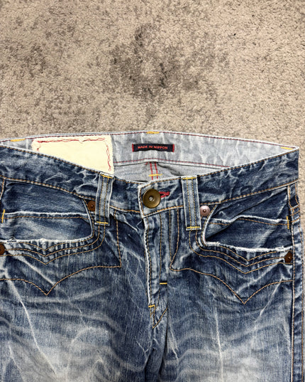BLUE WAY "AFTERIMAGE FADE" DENIM