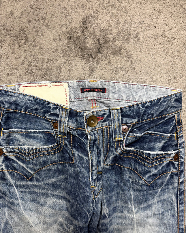 BLUE WAY "AFTERIMAGE FADE" DENIM