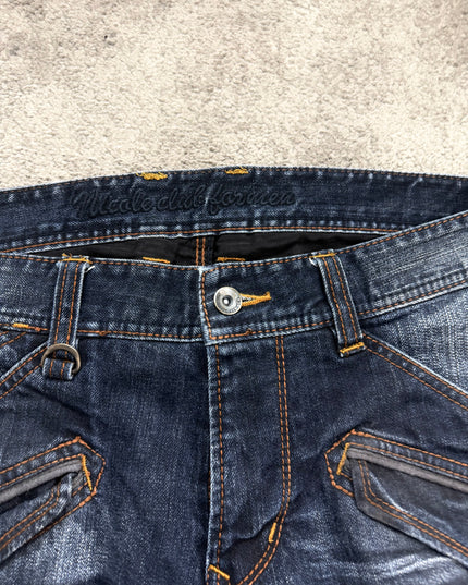 NICOLE CLUB "TWIN ZIP" DENIM (M)