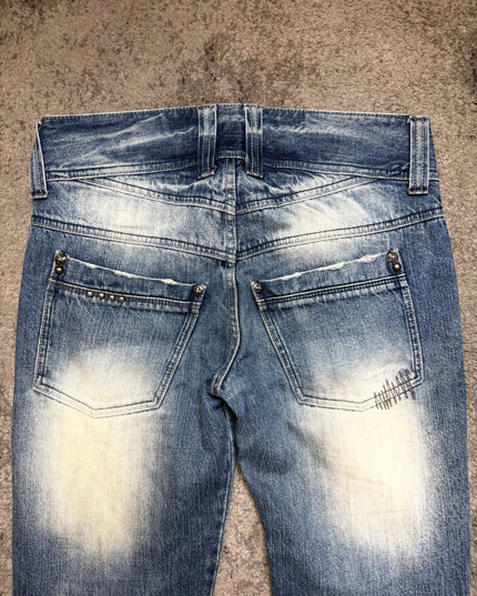 COOK JEANS “STATIC WHISKER“ DENIM