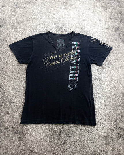 RUSS K "ROYAL CREST" TEE (S-M)