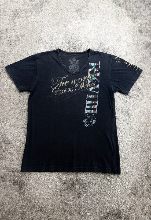 RUSS K "ROYAL CREST" TEE (S-M)