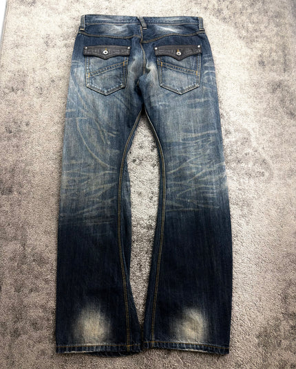 HIDEAWAYS "DISTRESSED REBEL" DENIM (M)