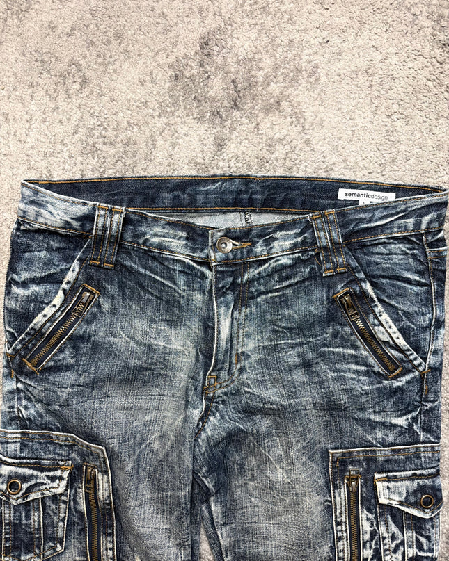 SEMANTIC DESIGN "UTILITY FADE" DENIM