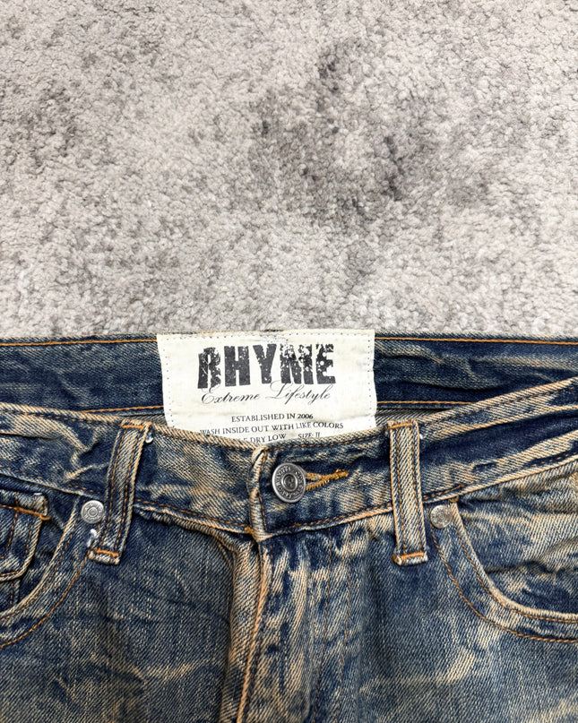 RHYME "BROKEN EMBLEM" DENIM