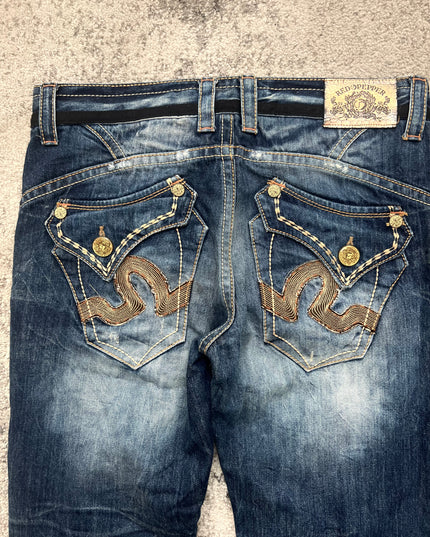 RED PEPPER "SNAKE ECLIPSE" DENIM