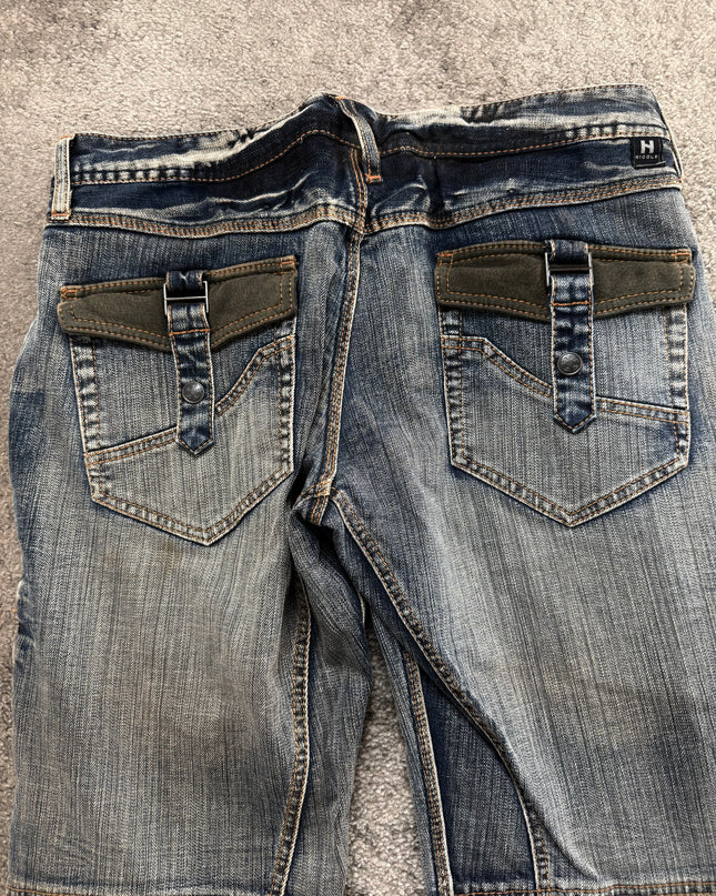 NICOLE CLUB "UTILITY ZIP" DENIM (S-M)