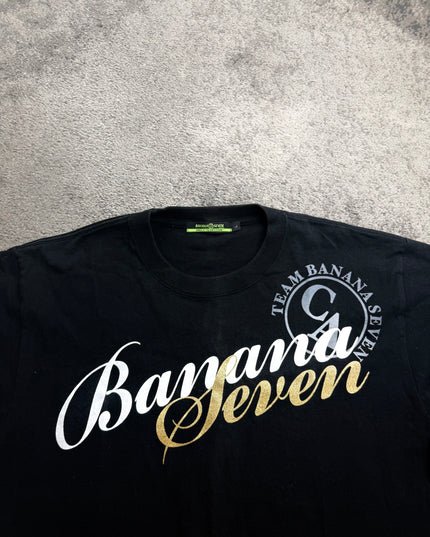 BANANA SEVEN "OVERSIZED SCRIPT" TEE (M)