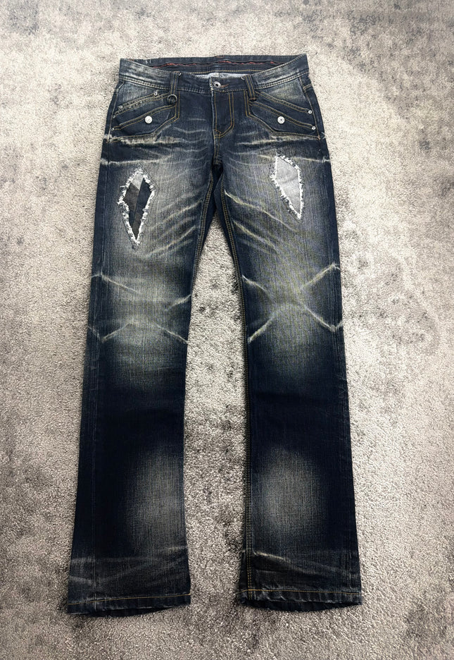 NICOLE CLUB "SHATTERED REBEL" DENIM (S-M)