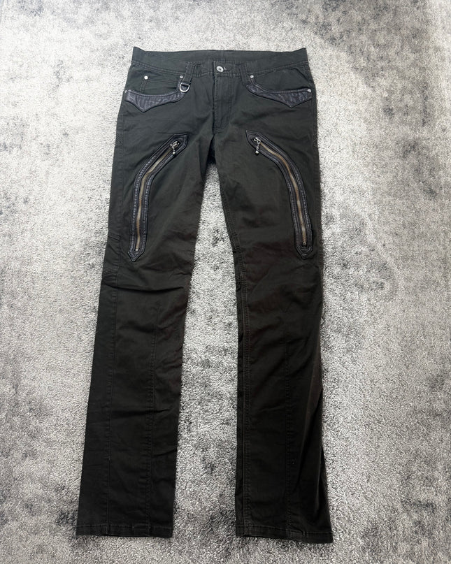 HIDEAWAYS "MULTI ZIP TACTICAL" DENIM (M)