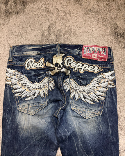 RED PEPPER “INFINITE WHISKER“ DENIM