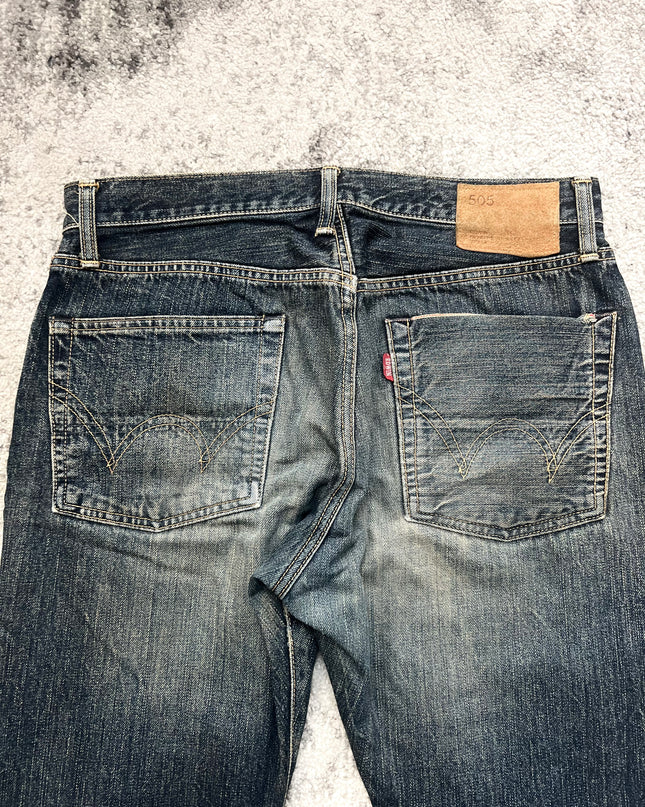 EDWIN 505 "BLACK SUN" DENIM