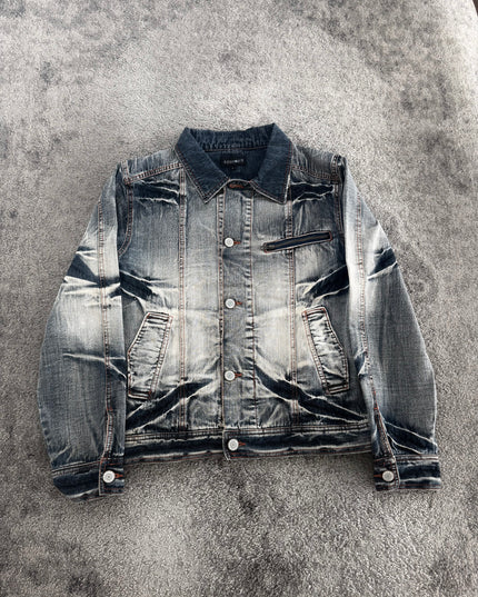 LOWBOX "GHOST FADE" DENIM JACKET (M)