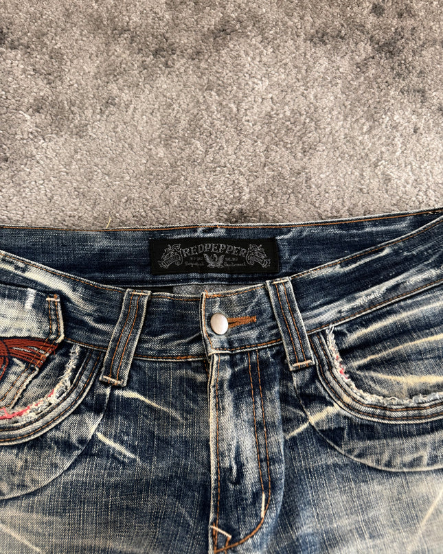 RED PEPPER "GHOST FADE EMBLEM" DENIM