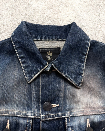 MURDER LICENSE "SHADOW FADE" DENIM JACKET (S-M)