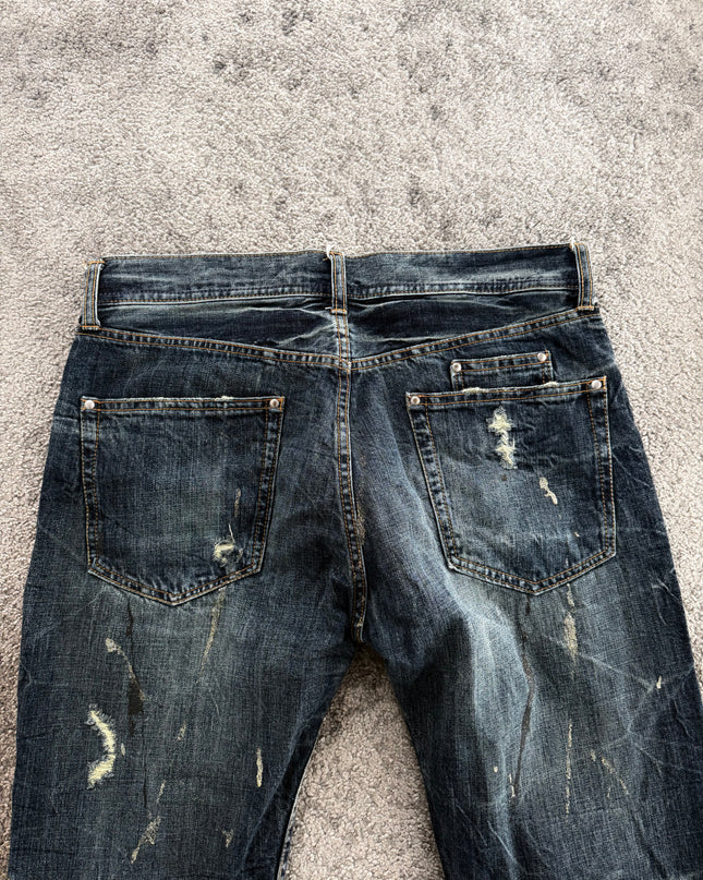 HEISEI "PAINT SCAR" DENIM (M)