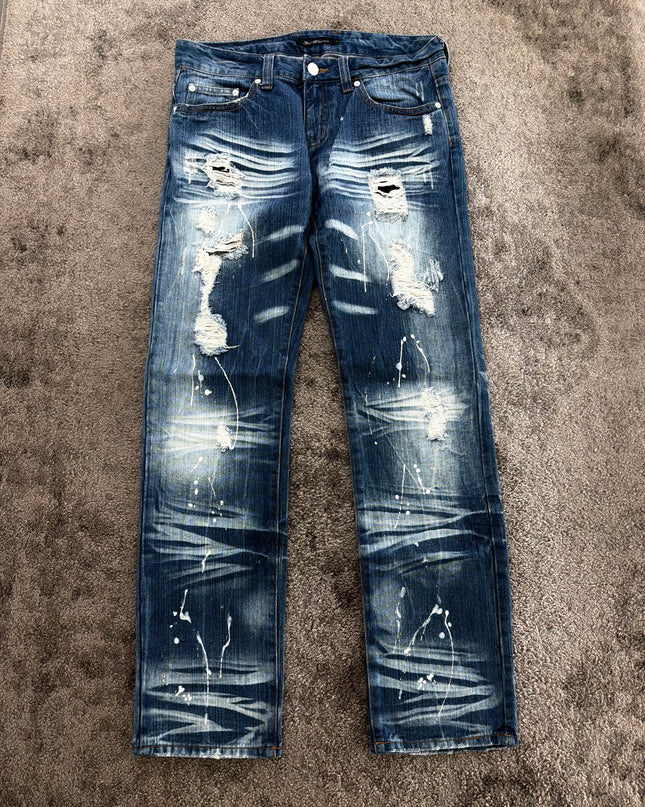 ROOT THREE "PAINT SCAR" DENIM (M)