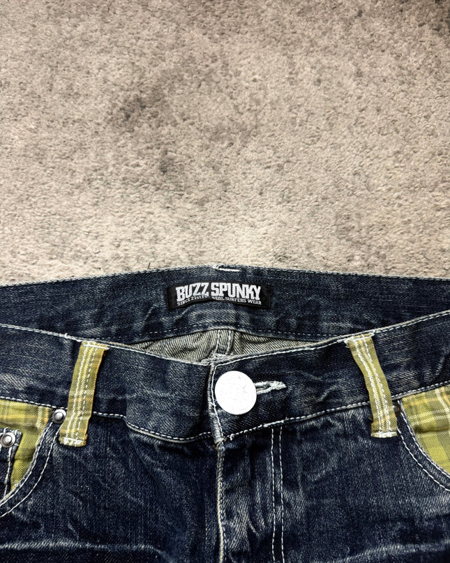BUZZ SPUNKY "DISTRESSED PATCH" DENIM