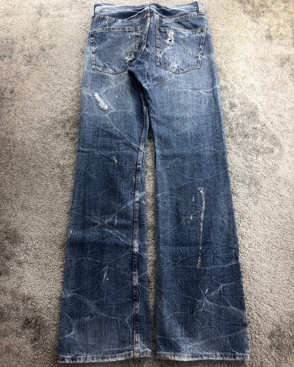 HEISEI "SCARRED INDIGO" DENIM (S)