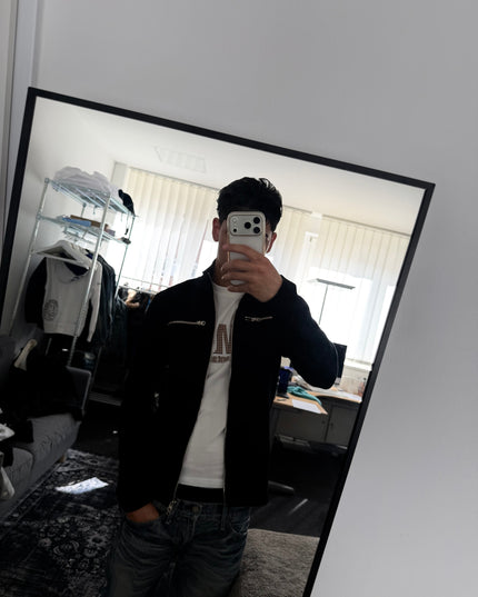 CUSTOM CULTURE "DUAL ZIP MINIMAL" JACKET (M)