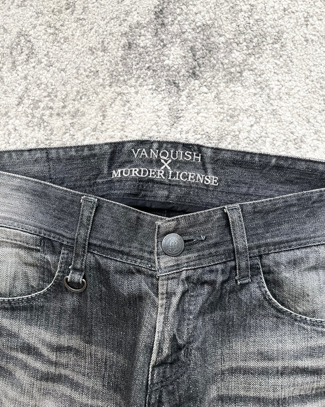 VANQUISH X MURDER LICENSE "ASH ECLIPSE" DENIM