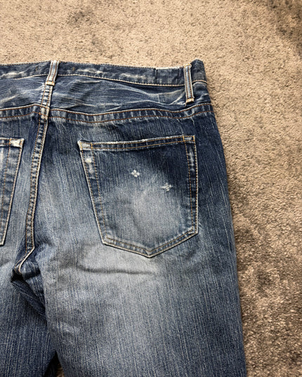 BLUE WAY "ASH FADE" DENIM