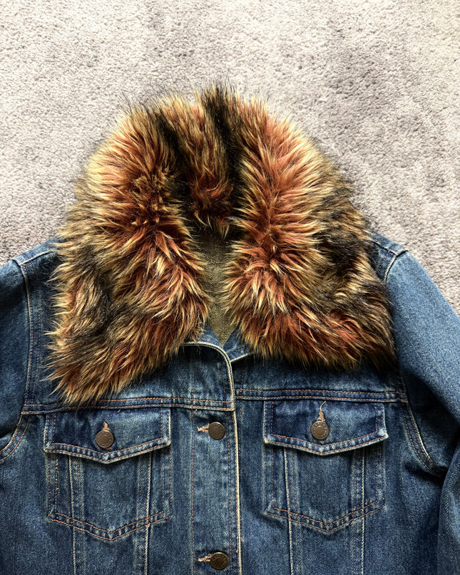 HEISEI "FUR RIOT" DENIM JACKET