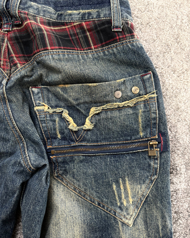 OIL CAKE "REBEL STITCH" DENIM (S-M)