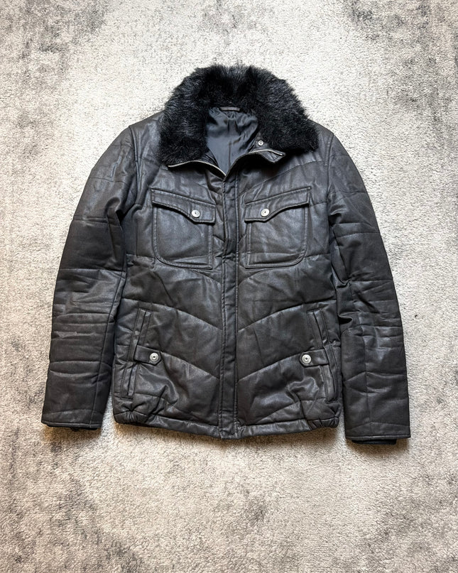 ABAHOUSE "NIGHTFALL BIKER" PUFFER