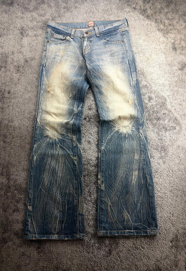JACKROSE "BLEACHED VEINS" DENIM (S-M)