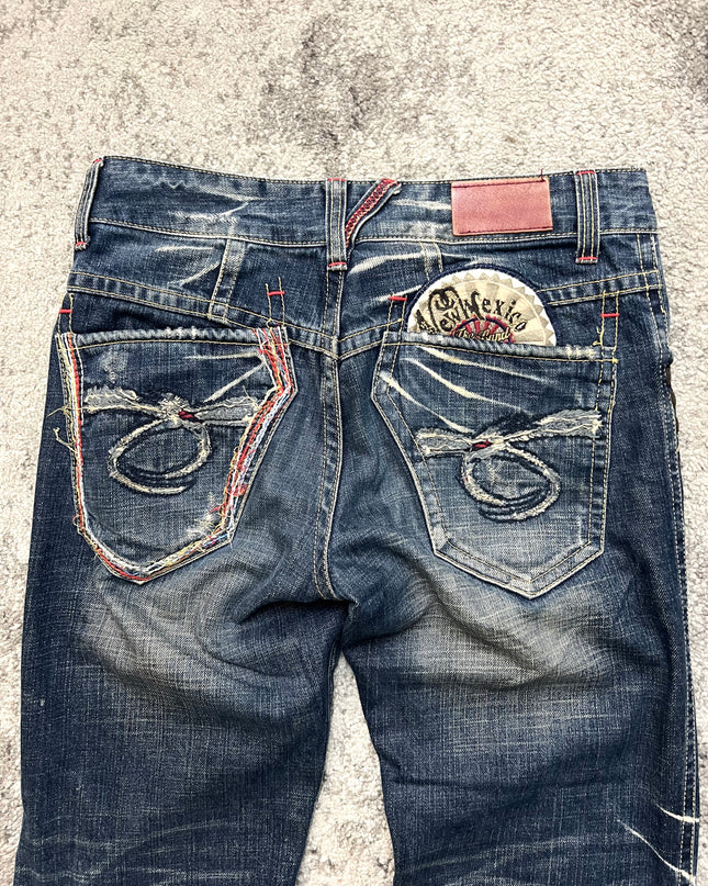RED PEPPER "SHADOW BURN" DENIM