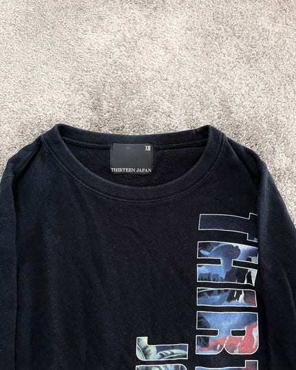 THIRTEEN JAPAN "GRAPHIC CORE" SWEATER (S)